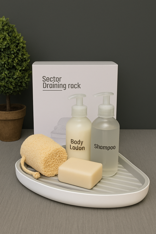 Étagère d'angle de salle de bain