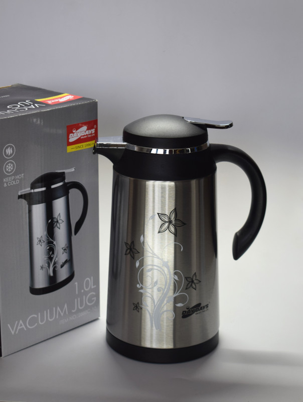 Thermos inox 1L avec floral design