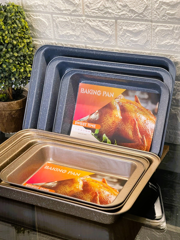 série de 3 plates de cuisson