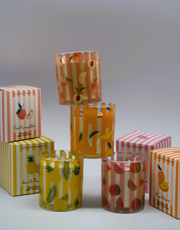 Bougie parfumés fruits