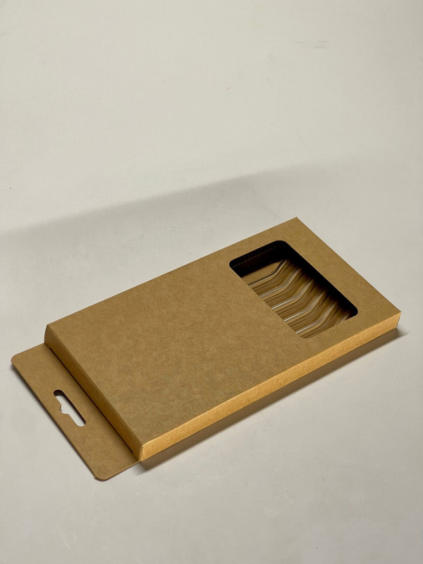 Lot de 6 Paille en verre avec goupillon